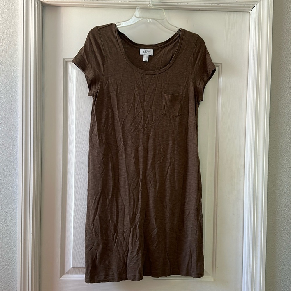 Brown cotton dress
